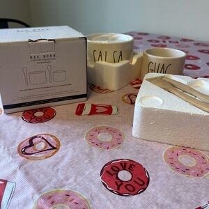 Rae Dunn by Magenta Artisan Collection Guac and Salsa Set, New in Box